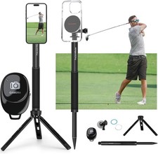 Golf Tripod Monopod Magnetic 52 Inch Adjustable Aluminum