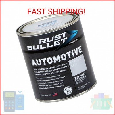 RUST BULLET Automotive - Metallic Gray - 1 Pint - Rust Inhibitor ...