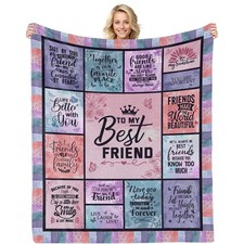 Zlomjro Best Friend Gifts for , Friendship Gift for , Best Friends Blanket, G...