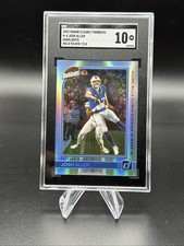 2022 Panini Clearly Donruss Clearly Highlights Josh Allen /10 Pop1 SGC 10 SSP