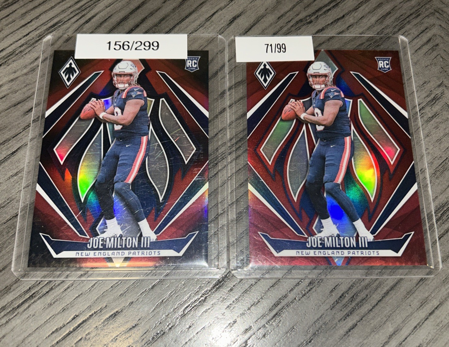 2024 Panini Phoenix - Rookies Joe Milton III #205 Red /99 (RC)