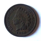 Antique 1890 USA Indian Head Cent Penny, Small Letters (a)