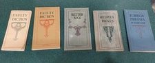 5 Vintage Mini Books. 1916 .