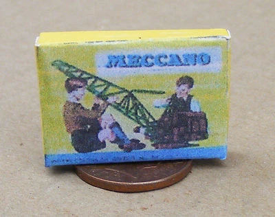 MARKENLOS Puppenhaus Leerer Meccano Box Kinderzimmer Spiel 1:12 Maß Miniatur D2089 Tumdee