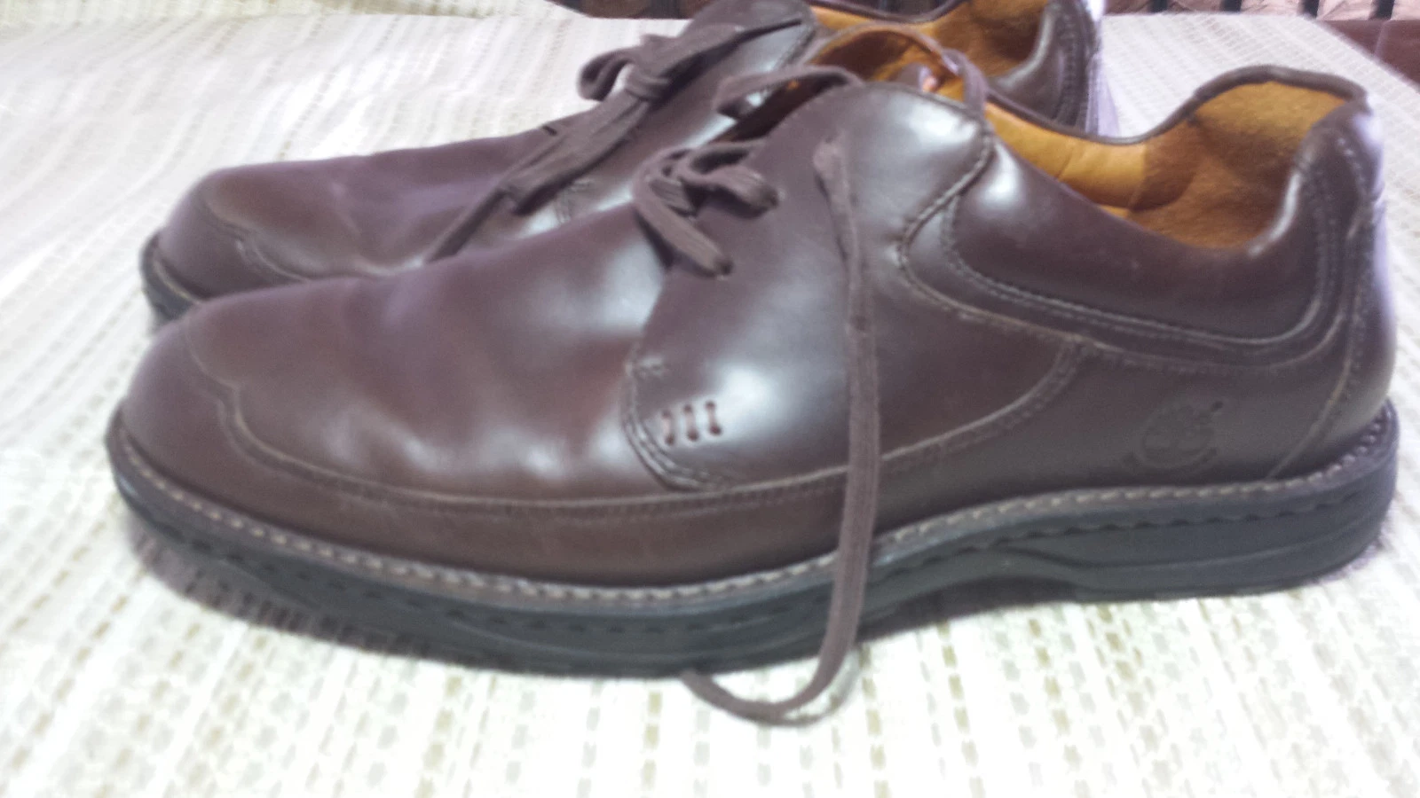 Scarpa uomo Timberland Smart Comfort System taglia 10 10 5 pelle marrone