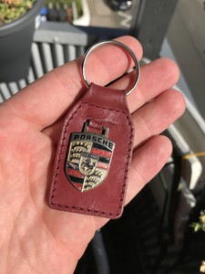 porsche keychain vintage