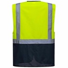 EXECUTIVE HI VIS VIZ VEST HIGH VISIBILITY WORK WAISTCOAT REFLECTIVE SAFETY TOP