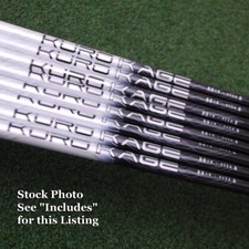 KuroKage Silver .370 Tip 80g Stiff Parallel Iron Shafts - Select Quantity - NEW