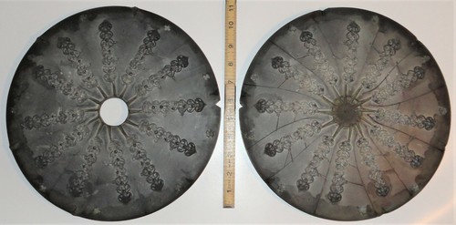 Old Vintage 12” Rubber Pewter Spin Casting Mold Ornate Pattern Bracelet Applique - Picture 2 of 12