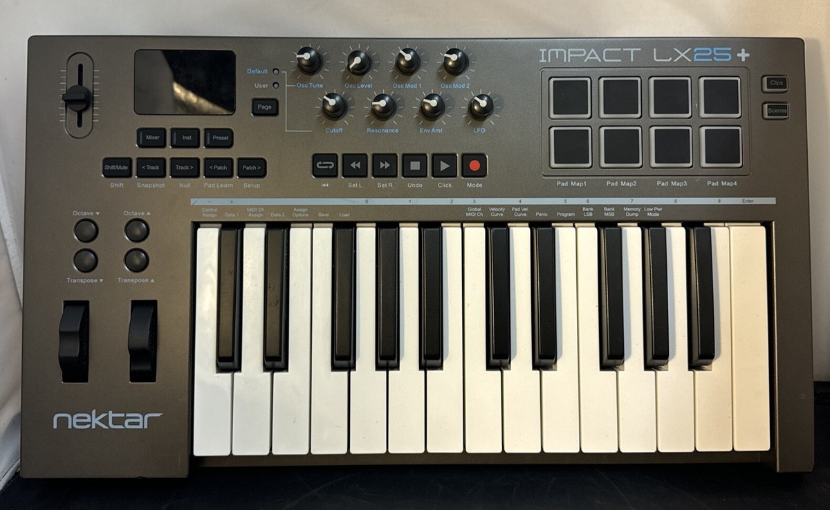 Nektar IMPACT LX25+ 25 Keys 8 Pads MIDI Controller | eBay