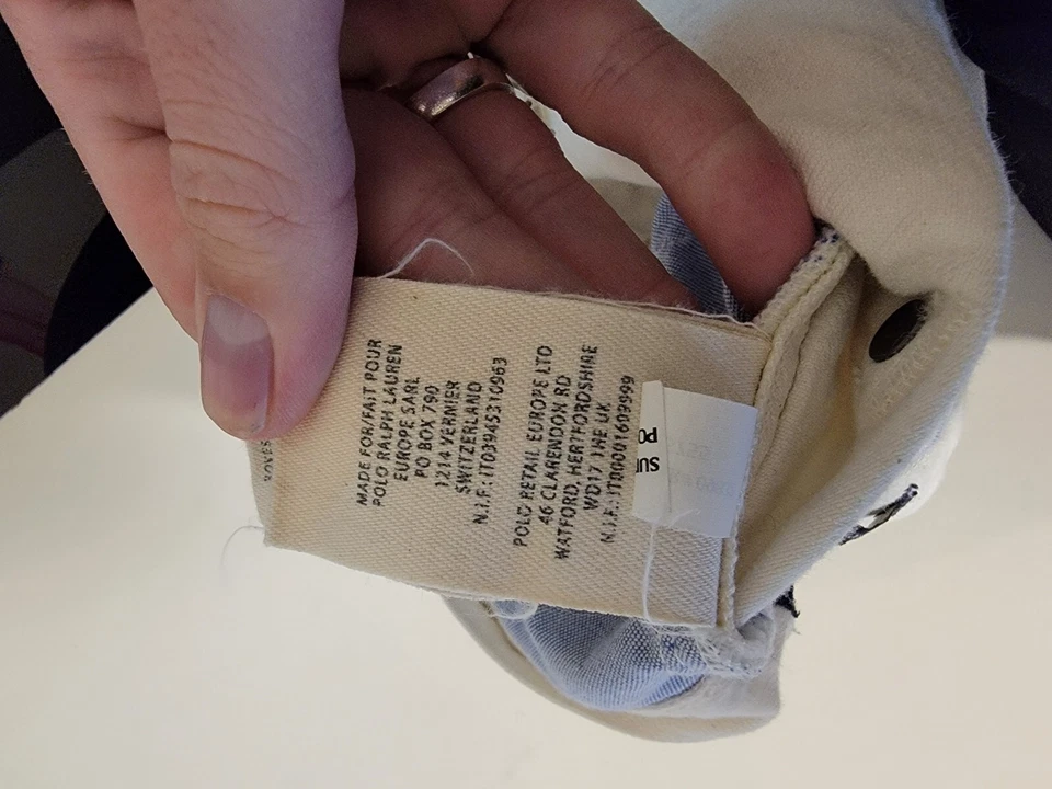 Jeans de mezclilla Rugby Ralph Lauren blancos vintage 32/32 Foto 4 de 4