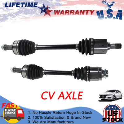 Front CV Axle Shaft Pair 2 for Acura TSX 2008-2014 Honda Accord 2014 Civic 2.4L