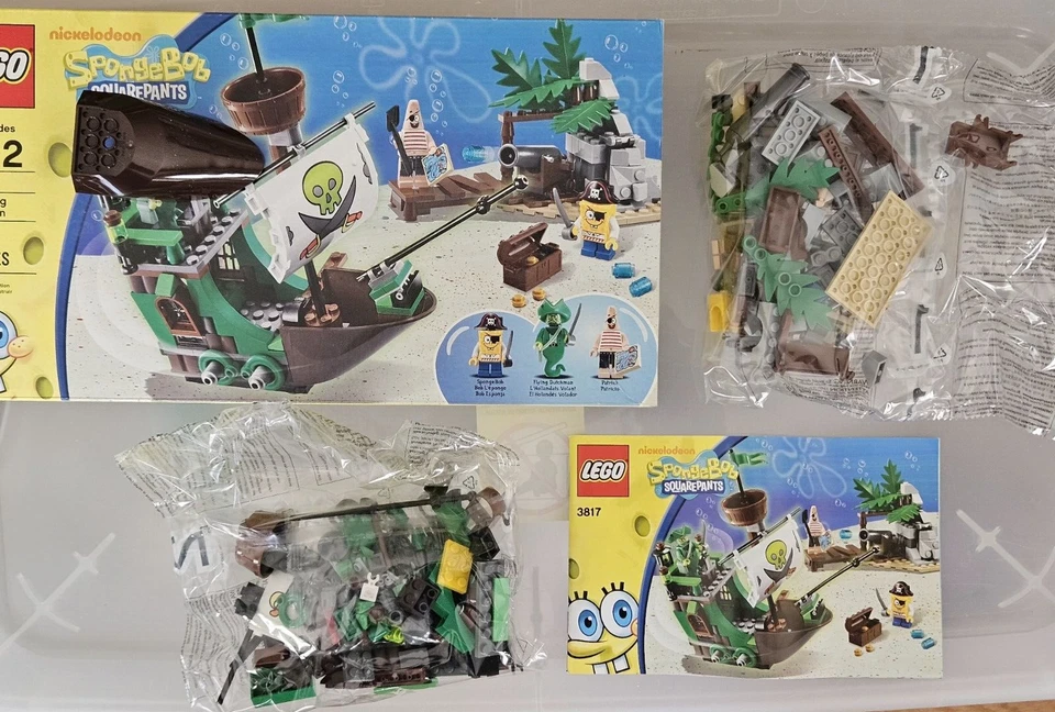 LEGO SpongeBob SquarePants: The Flying Dutchman (3817)  Seal broken Read - Image 2 of 4