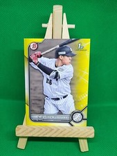 2022 Bowman NPB Nippon Professional Baseball Yellow Ryosuke Murayama #'d 085/150