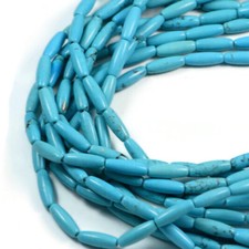 Semi-Precious beads Turquoise 5X14mm Gemstone Jewellery Making 15.5 Inch Strand