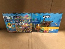  2 PK Pinkfong Baby Shark Sticker Play Set 100 Reusable Stickers Sealed NEW