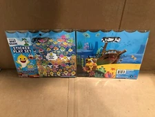 ( 2 PK) Pinkfong Baby Shark Sticker Play Set 100+ Reusable Stickers Sealed NEW