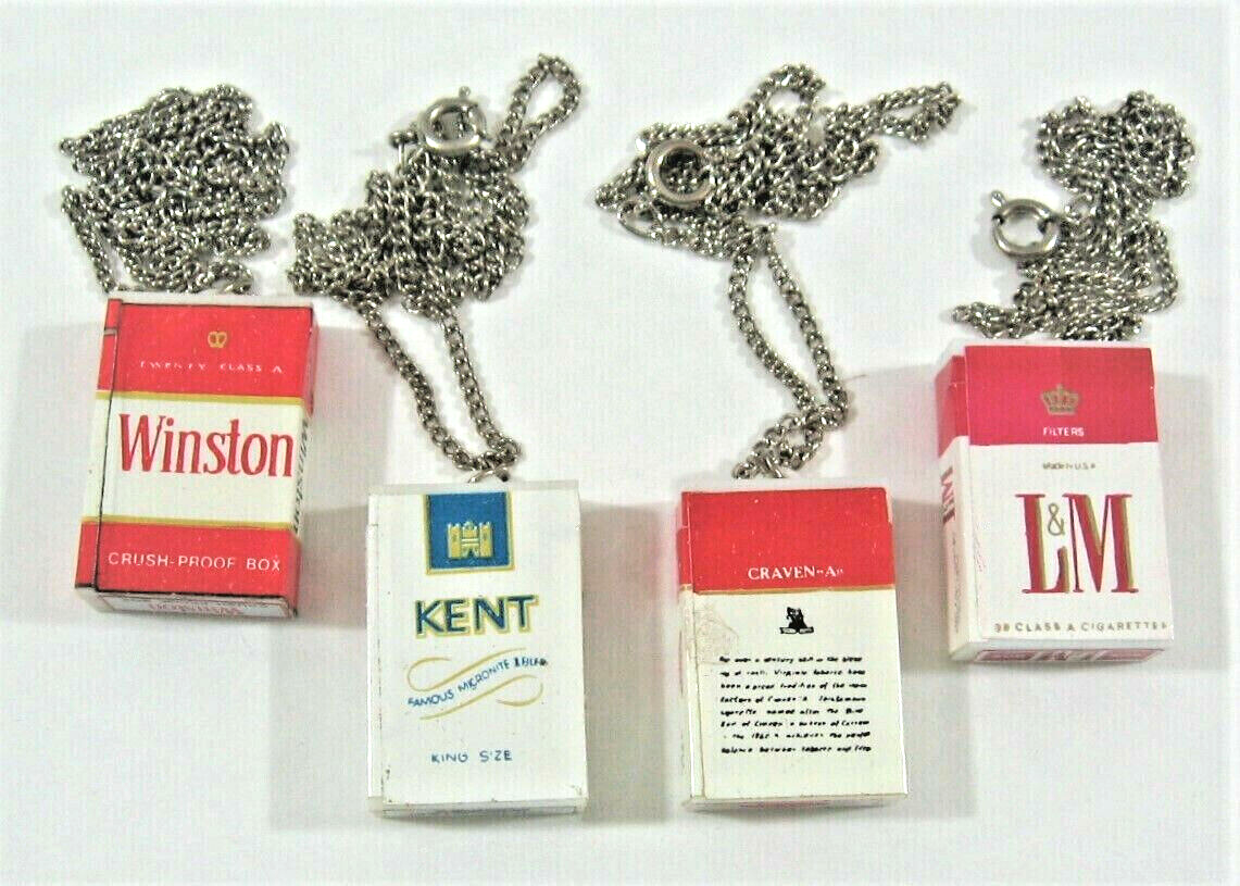 prix cigarette malte winston 4 Vintage Packs Craven A Kent L&M Vending Toy Charm Prizes Winston cigarettes