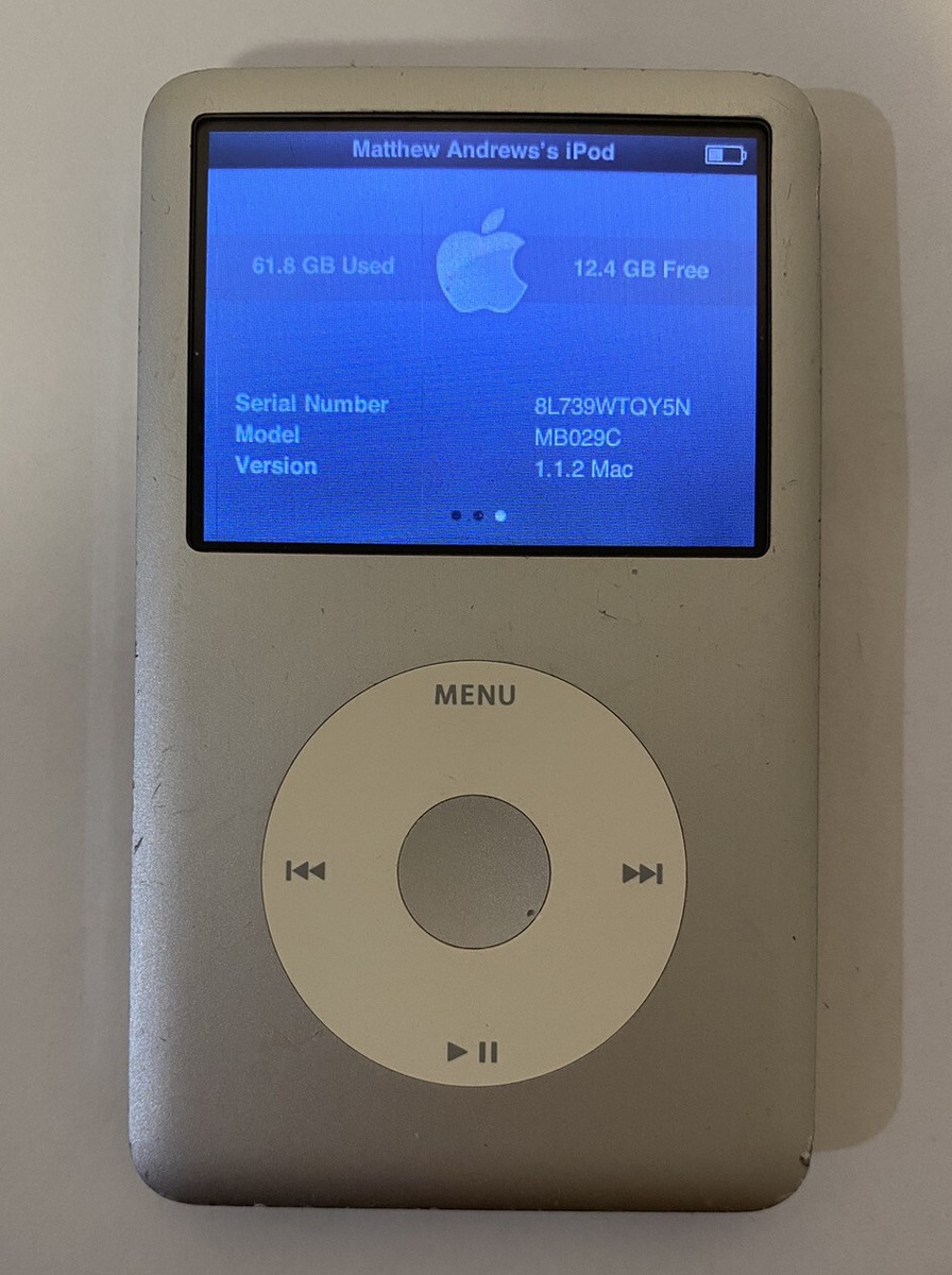 Apple iPod classic 6th Generation Silver (80 GB) 8000+ Apple iPod classic 6th Generation Silver (80 GB) 8000+