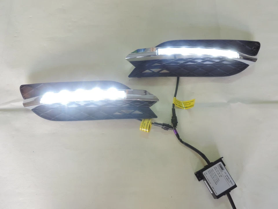 NUEVOS FAROS ANTINIEBLA LED DRL LÁMPARA DE CIRCULACIÓN DIURNA Para 2006~08~2009 Mercedes Benz w211 Foto 2 de 4