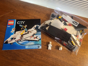 Lego 3367 Space Shuttle complete with manual NASA Space Port city town
