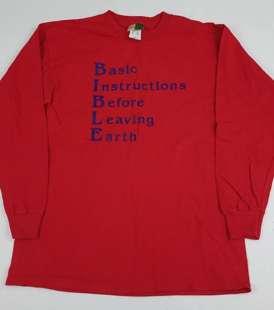 Vintage Basic Instructions Before Leaving Earth B… - image 1