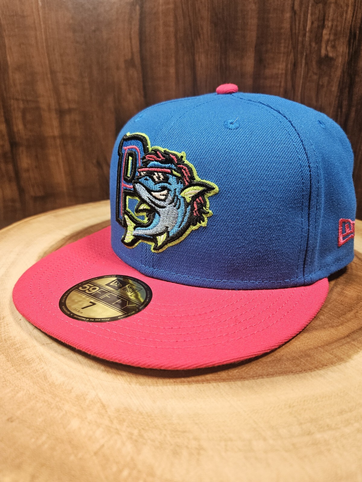 Pensacola Blue Wahoos New Era 59Fifty Fitted MLB Cap Size 7