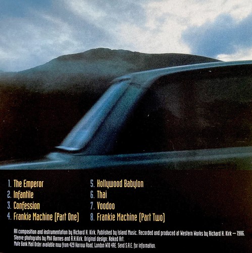 RARE Richard H Kirk Ugly Spirit CD 1995 MUTE KIRK4CD CABARET VOLTAIRE DEPECHE - Picture 2 of 3