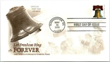 S00-1438, LIBERTY BELL, STAMPED ENVELOPE, ARTCRAFT FDC, U/A.