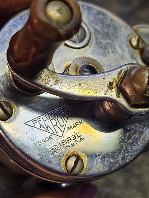 Moulinet De Pêche Vintage Pflueger Akron N°1893 - Bait Casting - Collection USA