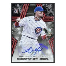 2023 Topps Baseball Stars Autographs Black #BSA-CMO Christopher Morel /199 RC