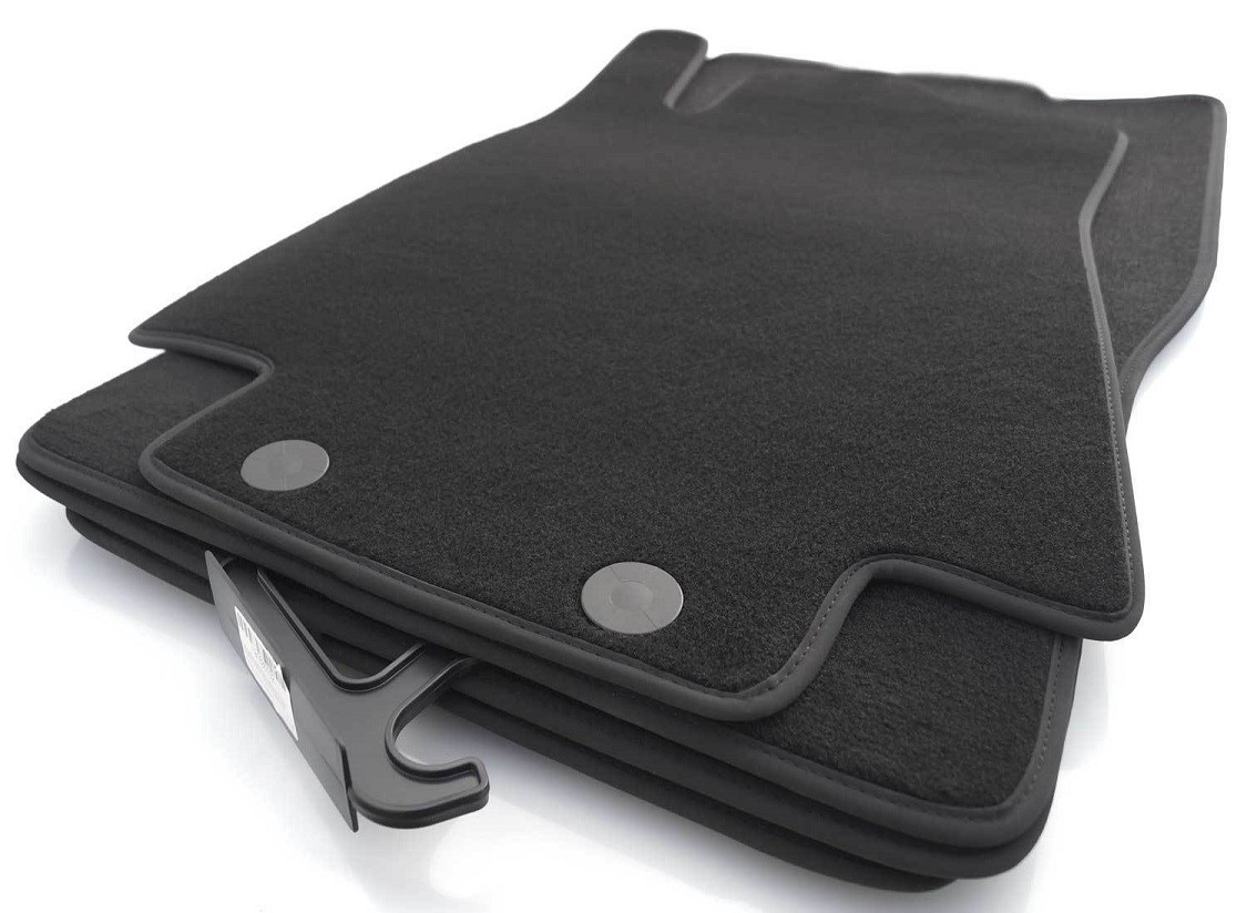 Tapis Mercedes W169 anti-glisse en velours épais 800g pour une protection durable