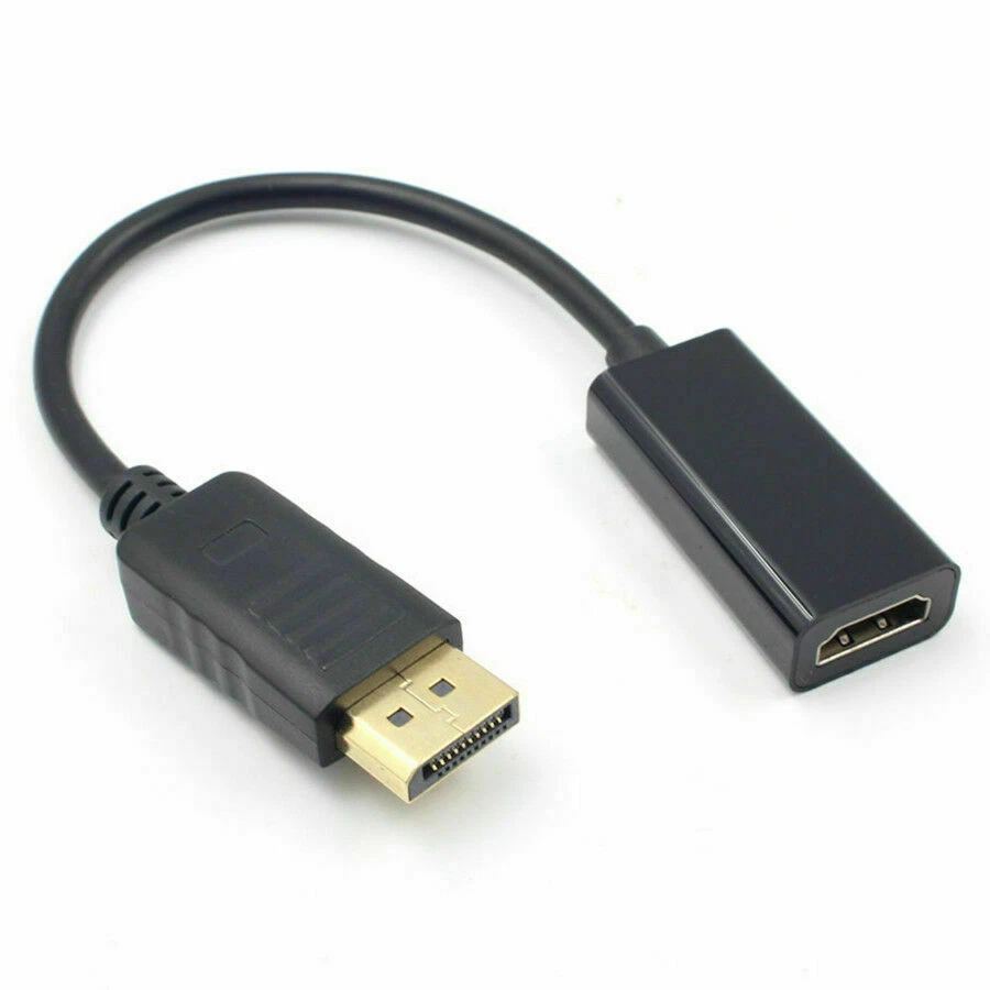 2X Display Port to HDMI Male Female Adapter Converter DisplayPort DP to HDMI - Image 2 of 4
