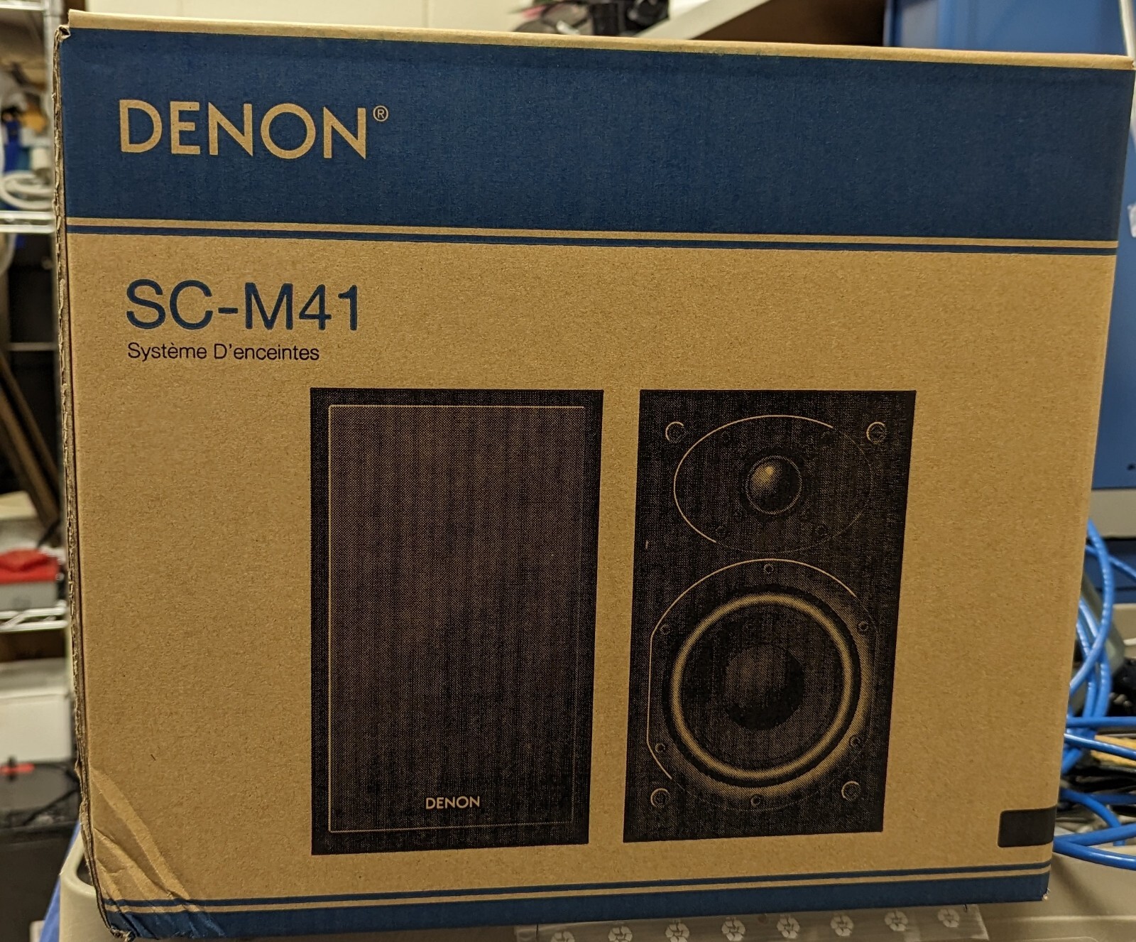 Denon SCM41 Twoway Bookshelf speakers. Black. Brand new in box. eBay