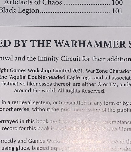 Warhammer 40000 Act II The Book of Fire War Zone Charadon - Picture 6 of 6