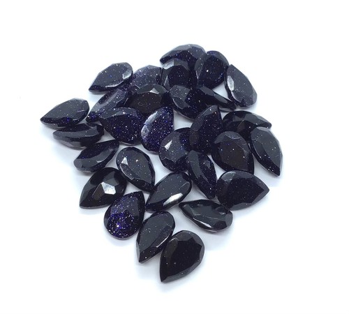 Pear Cut AAA Natural Blue Sunstone Faceted Loose Gemstone For Making Jewelry - Picture 20 of 24