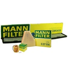 Mann Oil Air Carbon Cabin Filter Service Kit For BMW E82 E88 E90 E92 E93 N51 N52