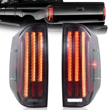VLAND LED Tail Lights Brake Lamps Pair For 2014-2021 Toyota Tundra Sequential LR