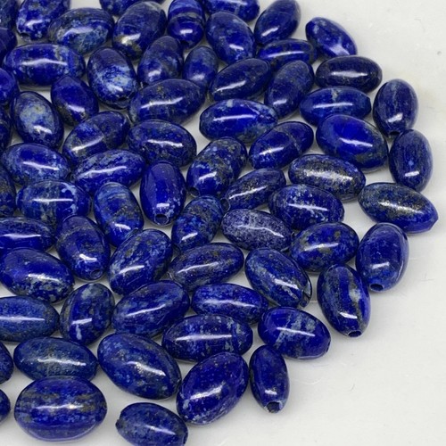 1 Bead, 1-3g, 12mm-18mm x 6mm x10mm, Drilled Natural Lapis Lazuli Melon Shaped - Picture 2 of 12