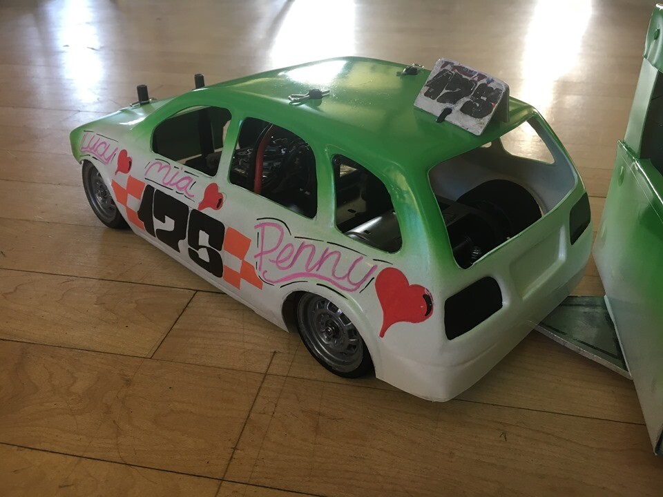 Nissan Almera Banger Racing Body Shell Kamtec Car 1300 Abs Ebay