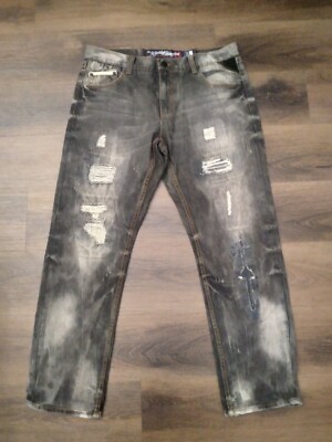 The Heritage America 76 Denim Distillery Mens Jeans Black