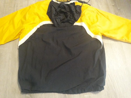Vintage Starter Pro Line Authentic NFL Steelers Hooded Windbreaker Jacket Sz XL - Picture 13 of 13