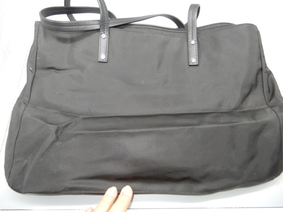 TUMI black nylon bag laptop briefcase with secret compartment eBay