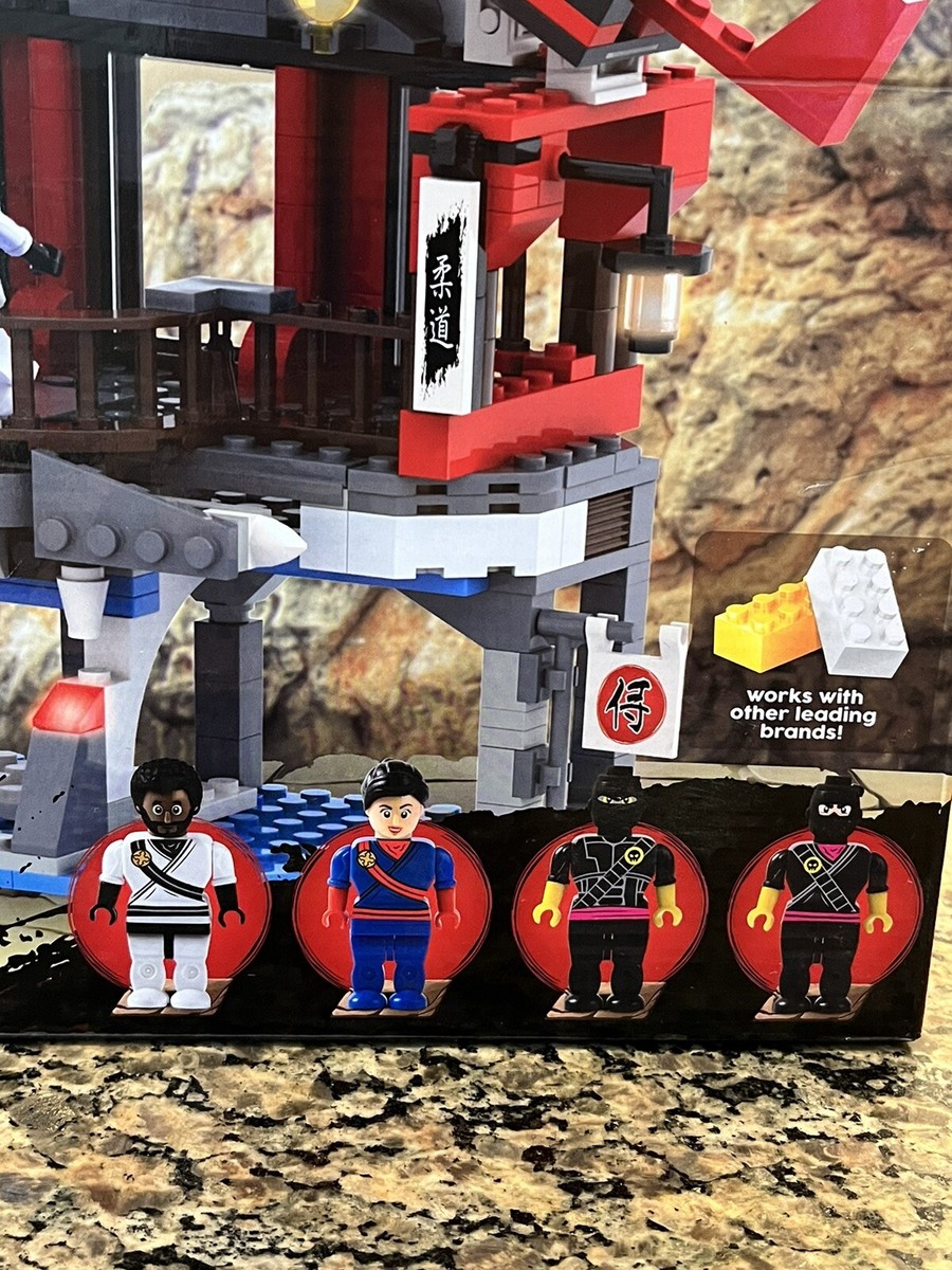 Ninja Shadow Masters Block Tech Dojo Set 321 PCS Building Toy New