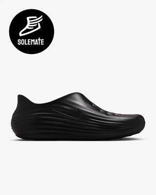 🔥Nike Reactx Rejuven8 Triple Black Unisex Lifestyle Casual
