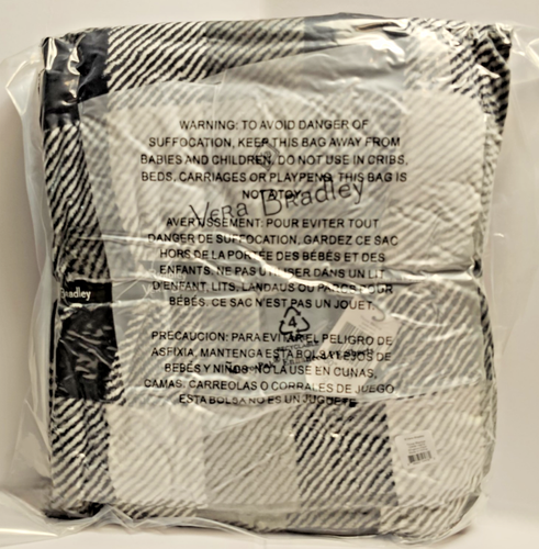 Vera Bradley Throw Blanket in Fleece Kingbird Plaid 50" x 80" - NEW Sealed - Picture 3 of 18