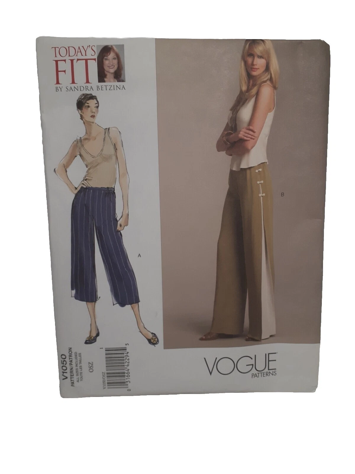 Vogue Patterns new Pants Sewing Patterns