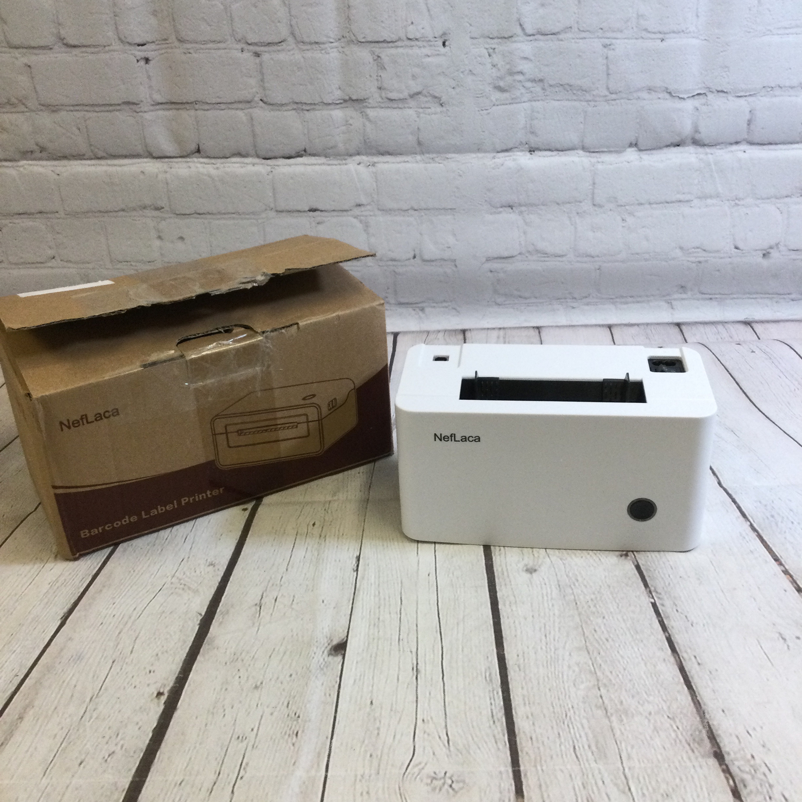 NefLaca NLN41 White High Speed USB 100240 Volt Direct Thermal Label