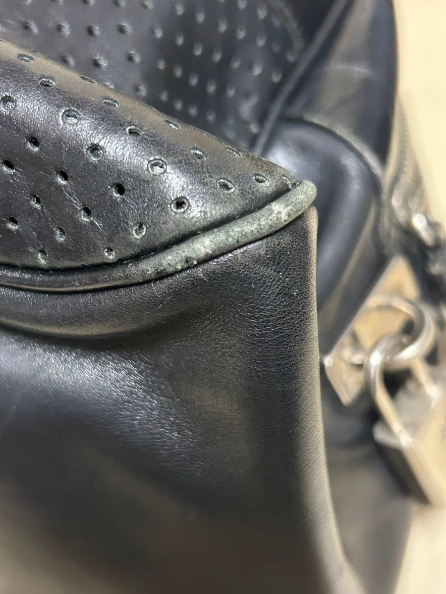 PRADA 2000ss bowling bag handbag black leather vintage y2k PRADA 2000ss bowling bag handbag black leather vintage y2k