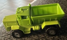 Vintage 1983 Hot Wheels Green Osh Kosh Snow Plow Mattel Die Cast Metal